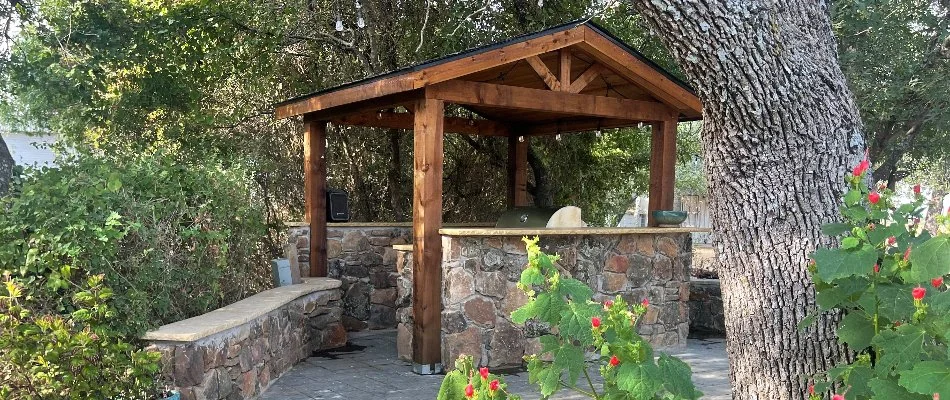 Gazebo in an outdoor space in Fort Worth, TX.